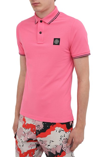 Хлопковое поло STONE ISLAND, арт. 731522S18, фото 3