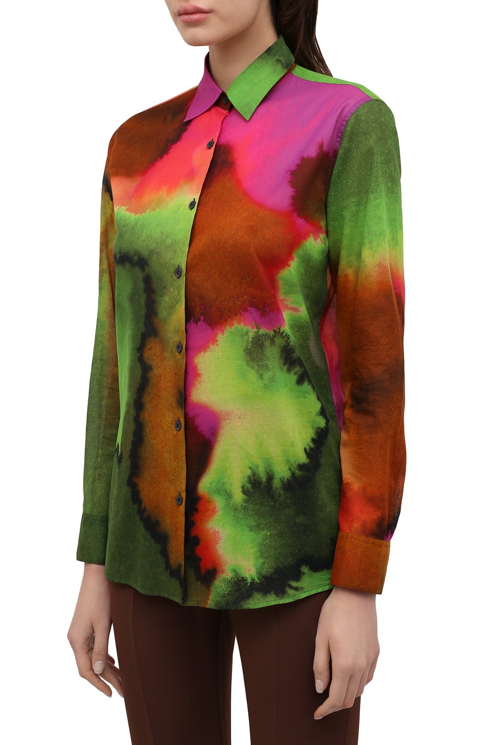 Хлопковая рубашка DRIES VAN NOTEN, арт. 221-030776-4125, фото 3