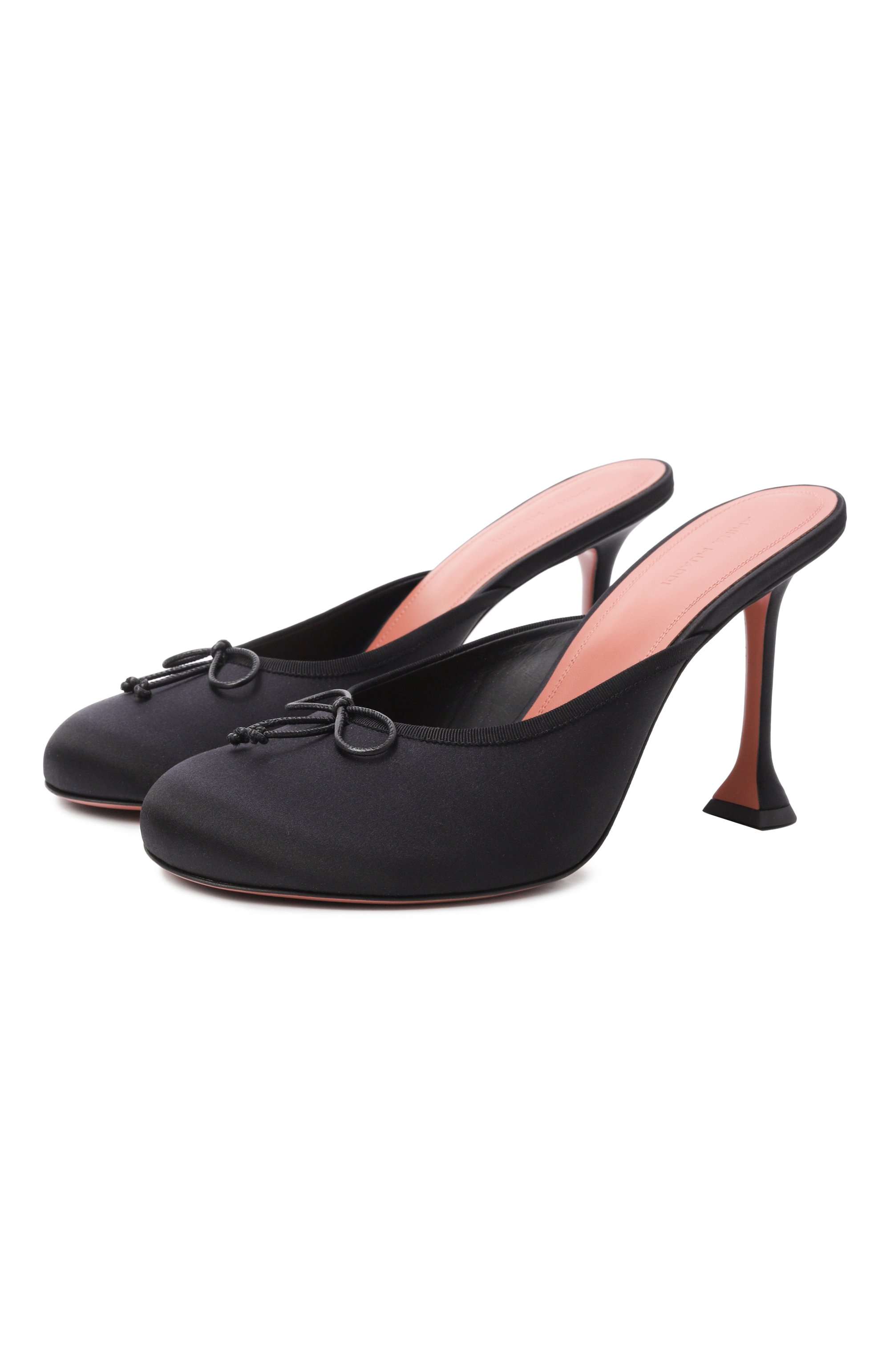 Атласные мюли lila 95 AMINA MUADDI, арт. LILA SLIPPER 95/SATIN, фото 1