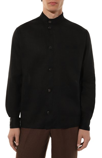 Льняная рубашка GIORGIO ARMANI, арт. GM000223/AF11848, фото 3