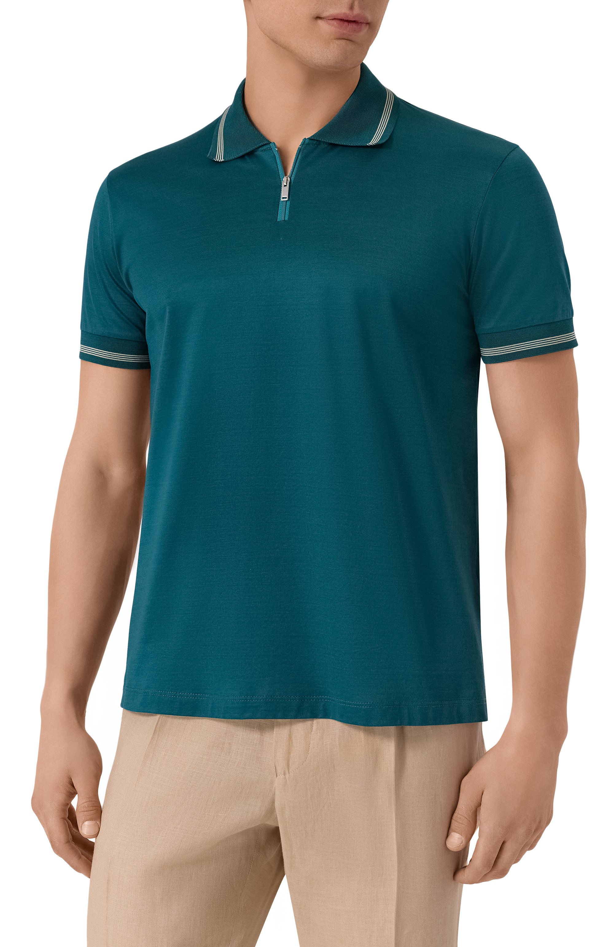 Хлопковое поло DANIELE FIESOLI, арт. SE1203, фото 3