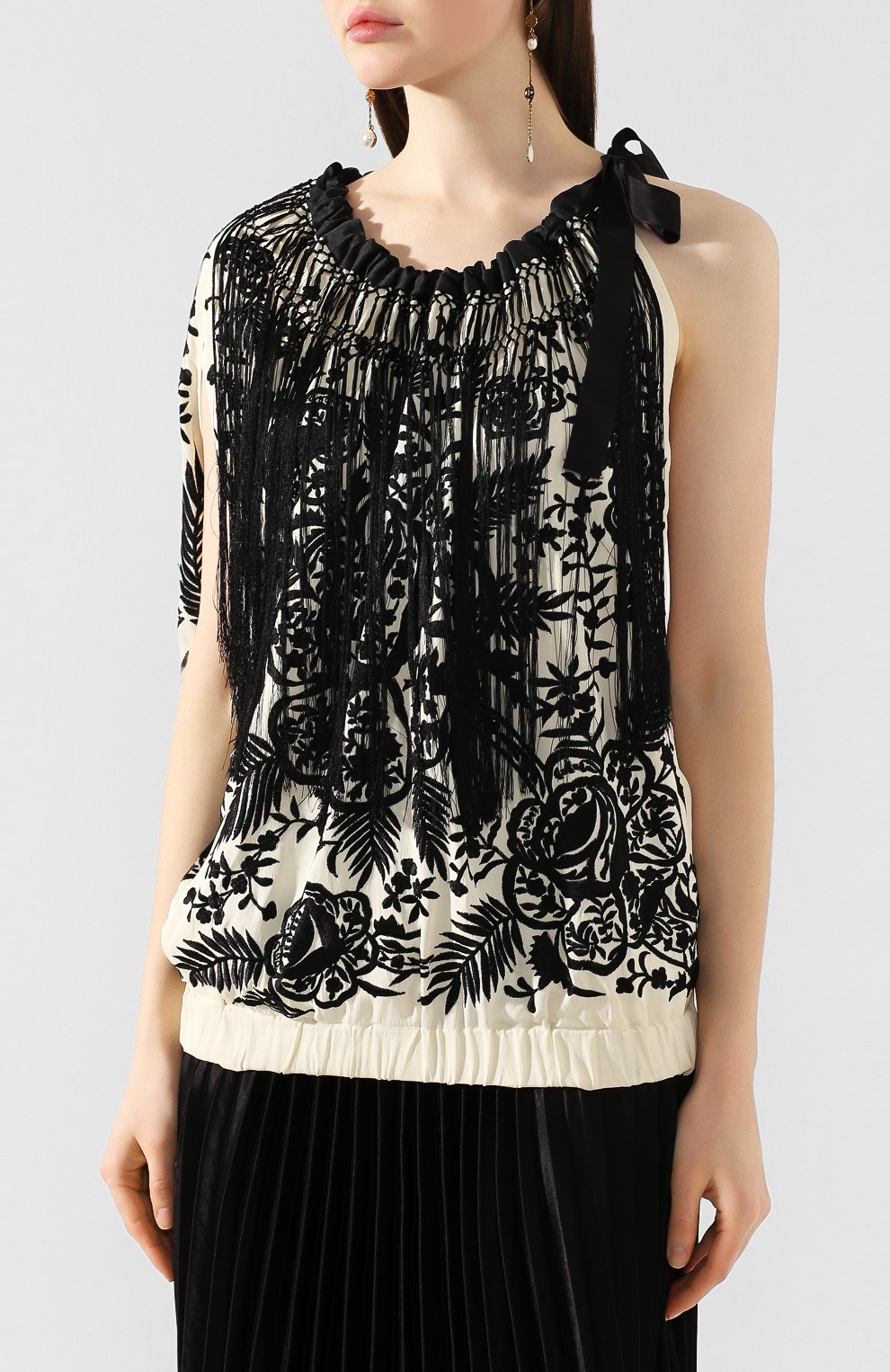 Топ из вискозы DRIES VAN NOTEN, арт. 201-38673-9303, фото 3