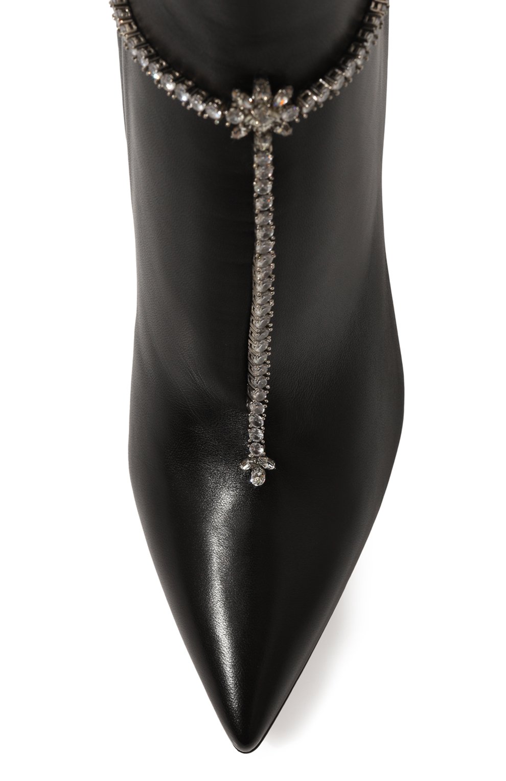 Кожаные ботильоны GIANVITO ROSSI черного цвета по цене 165500 руб., арт. G73136.15RIC.NAPNER0, фото 6 Кожаные ботильоны GIANVITO ROSSI, арт. G73136.15RIC.NAPNER0, фото 6