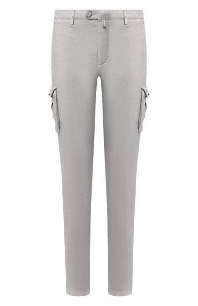 Брюки-карго изо льна и хлопка KITON, арт. UFPPCAJ07R61, фото 1