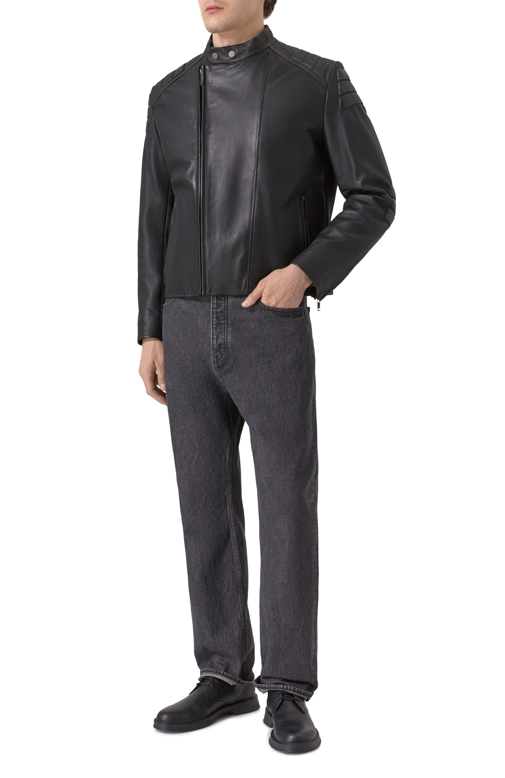 Кожаная куртка HUGO, арт. 50530780, фото 2