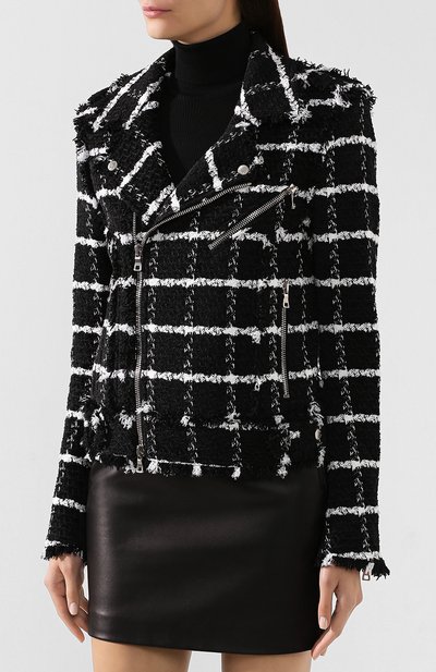 Куртка из смеси шелка и хлопка BALMAIN, арт. SH08242/S006, фото 3