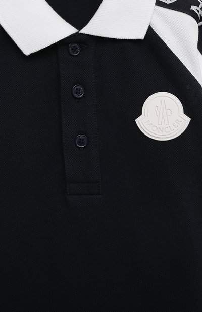 Хлопковое поло MONCLER, арт. G1-951-8A705-20-8496F, фото 3