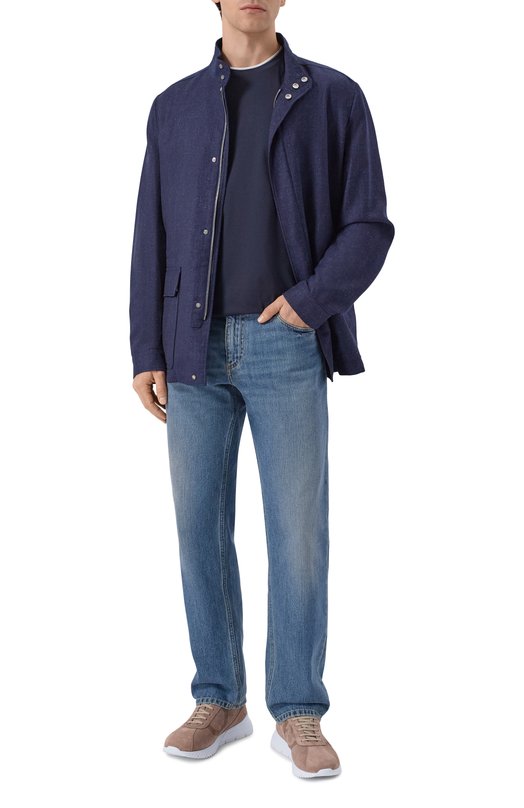 Замшевые кроссовки Stefano Ricci UZ689G6574/SDPWY Бежевый  UZ689G6574/SDPWY Фото 2