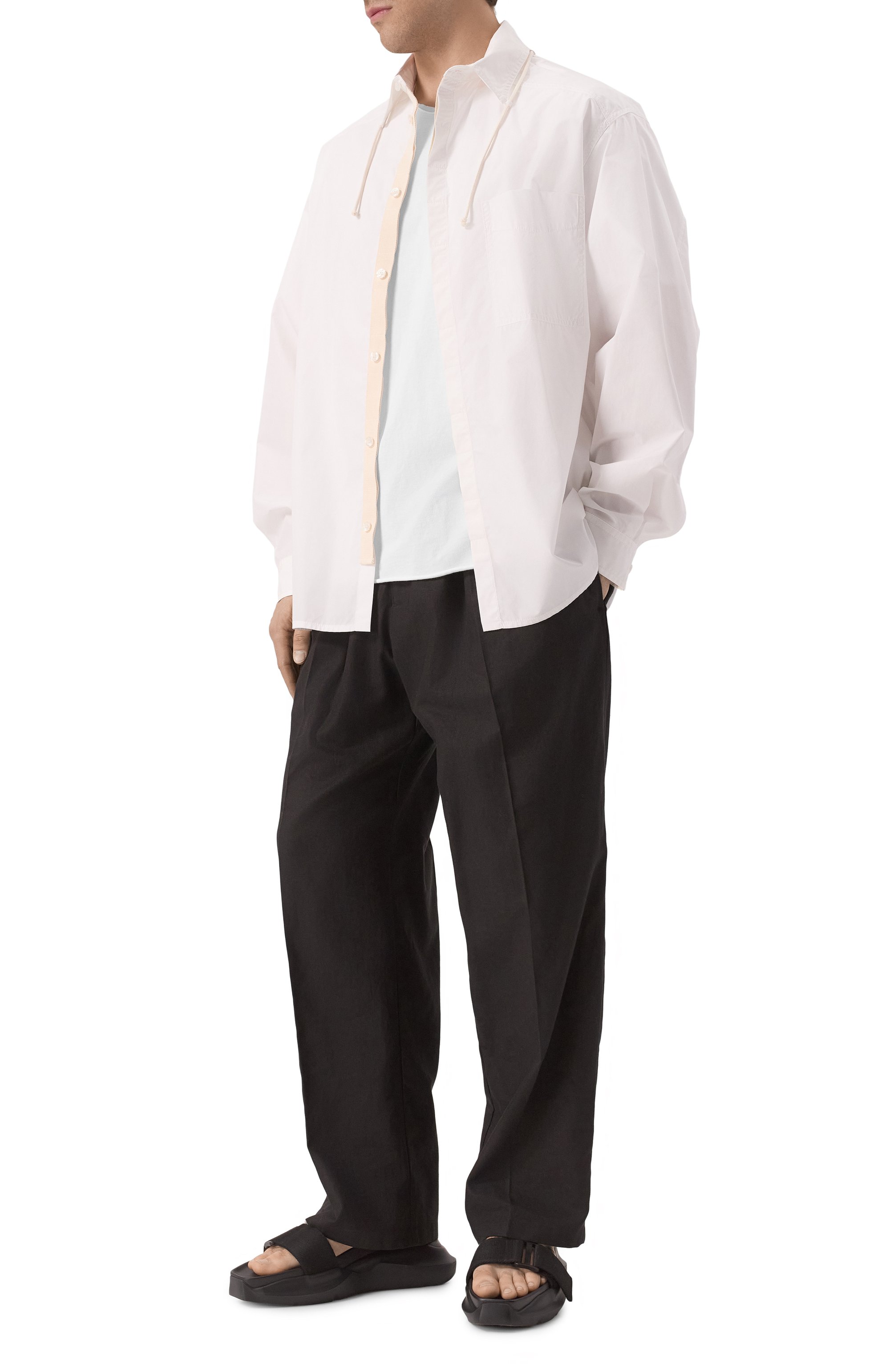 Брюки изо льна и хлопка WHITE SAND, арт. 25SU90/609, фото 2