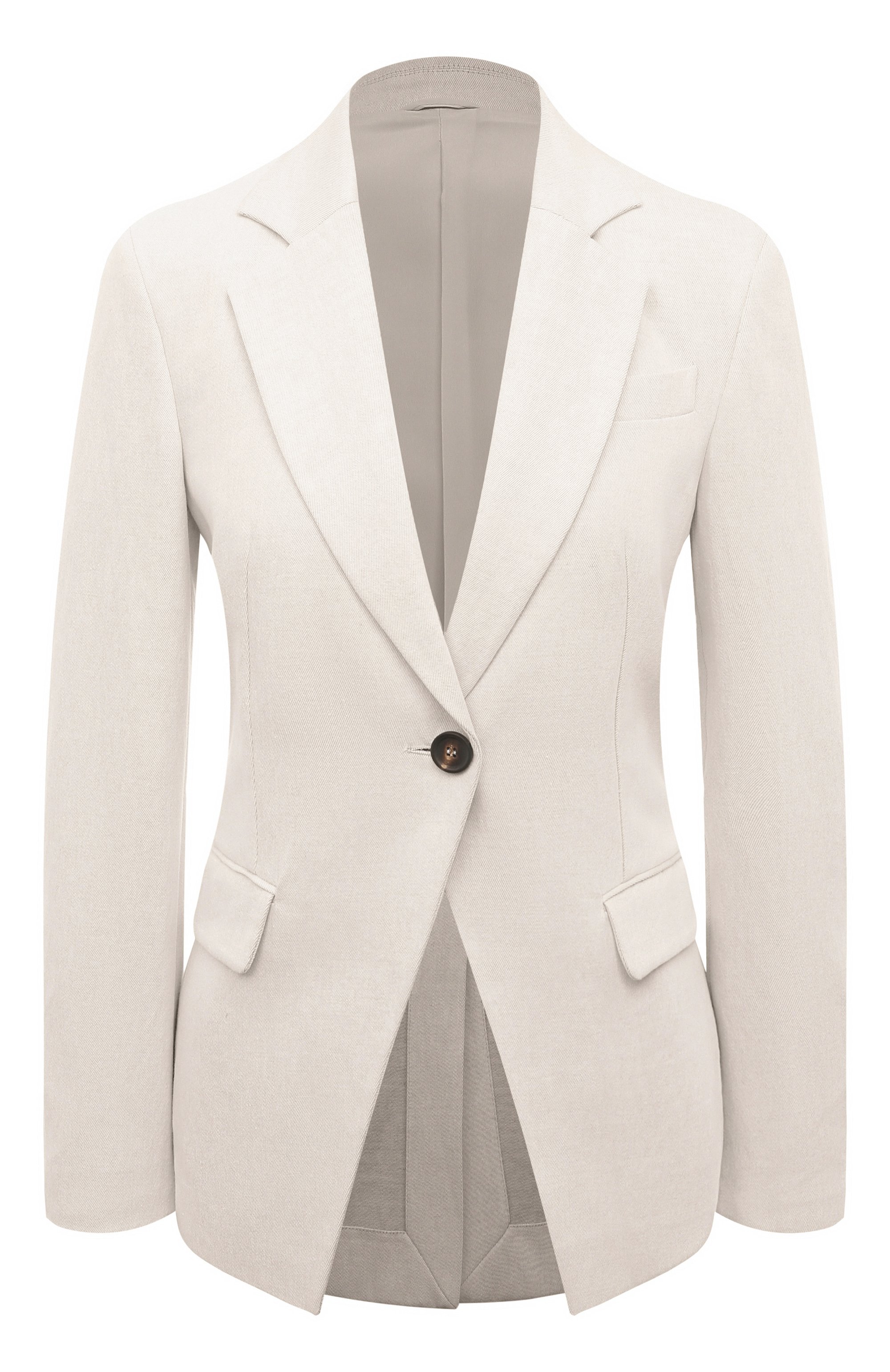 Жакет из хлопка и льна BRUNELLO CUCINELLI, арт. MH5612033, фото 1