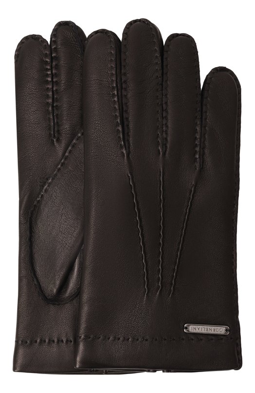 Кожаные перчатки Corneliani 26Q305-2620582 Чёрный 26Q305-2620582