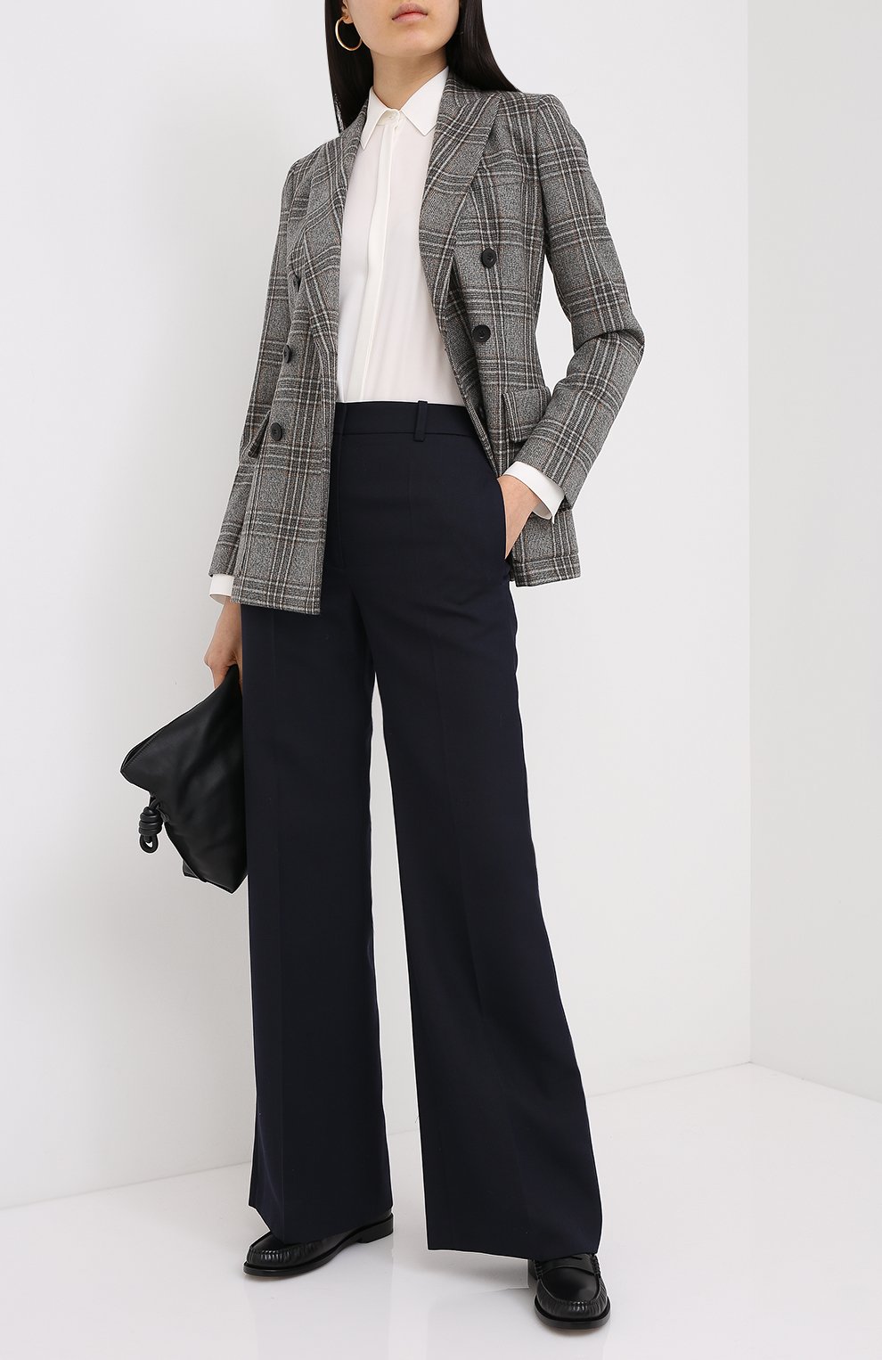 Жакет из кашемира и шелка LORO PIANA серого цвета по цене 499500 руб., арт. FAL2434, фото 2 Жакет из кашемира и шелка LORO PIANA, арт. FAL2434, фото 2