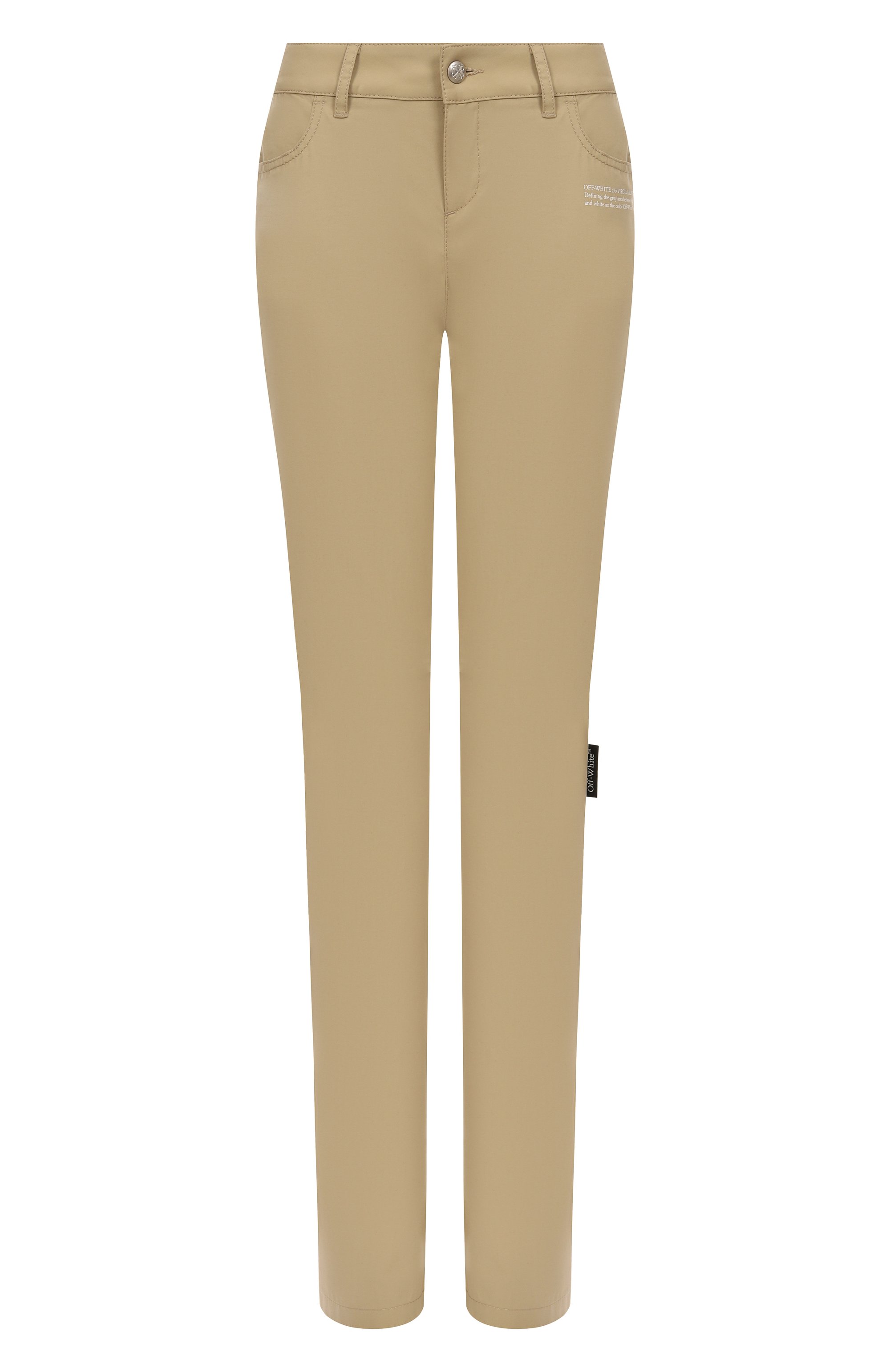 Хлопковые брюки OFF-WHITE, арт. 0WCA18FS25FAB0026100, фото 1