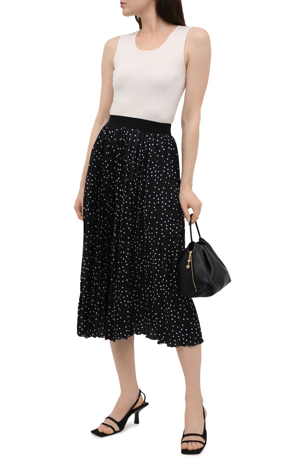 Плиссированная юбка SEVEN LAB, арт. SKG20-80 polkadot black, фото 2