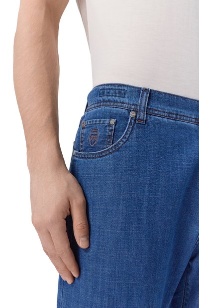 Джинсы roma RICHARD J. BROWN синего цвета по цене 41600 руб., арт. R0MA RZ/T263_001, фото 5 Джинсы roma RICHARD J. BROWN, арт. R0MA RZ/T263_001, фото 5