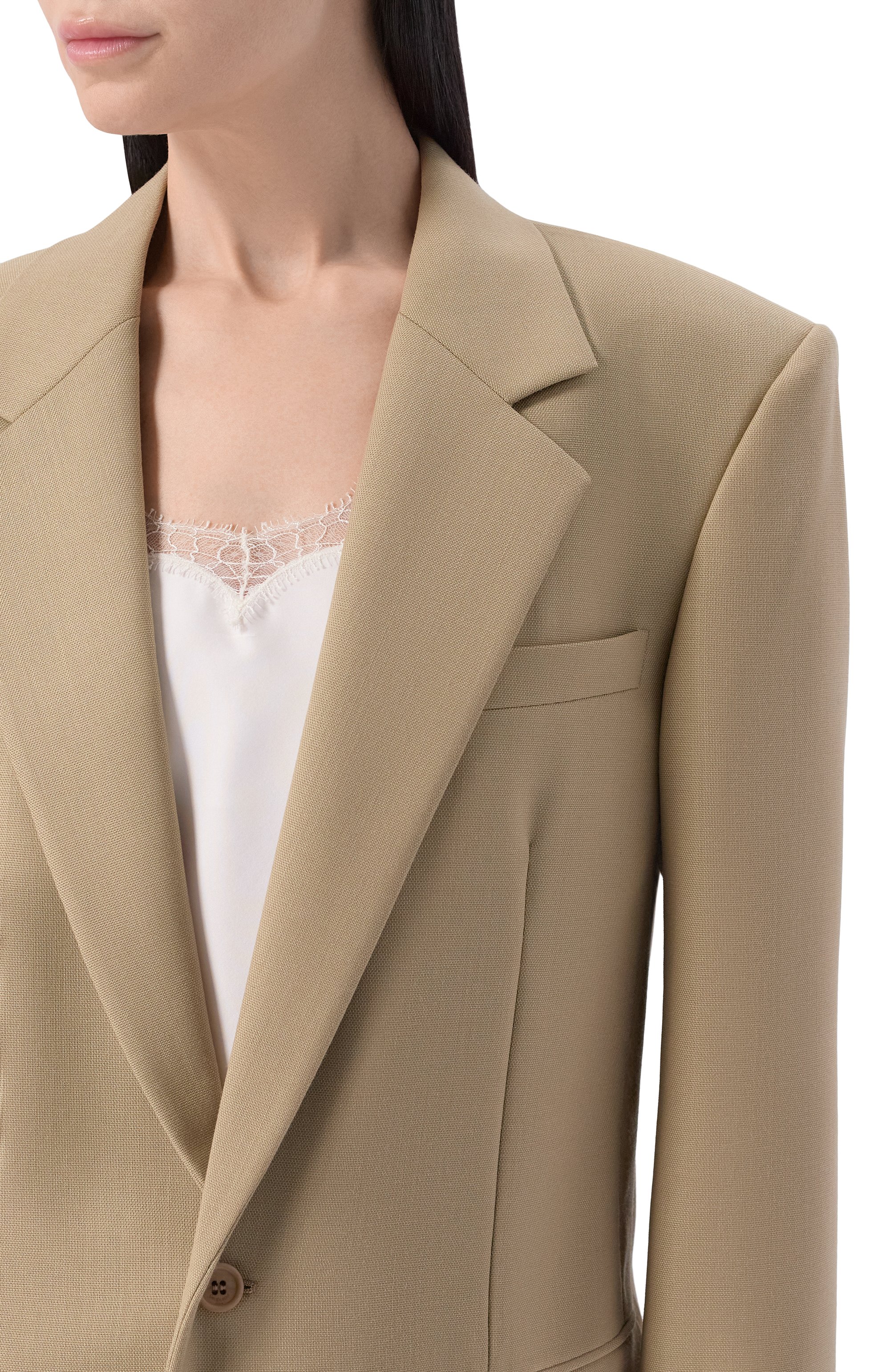 Жакет из шерсти и шелка SAINT LAURENT, арт. 858458/Y7K11, фото 5