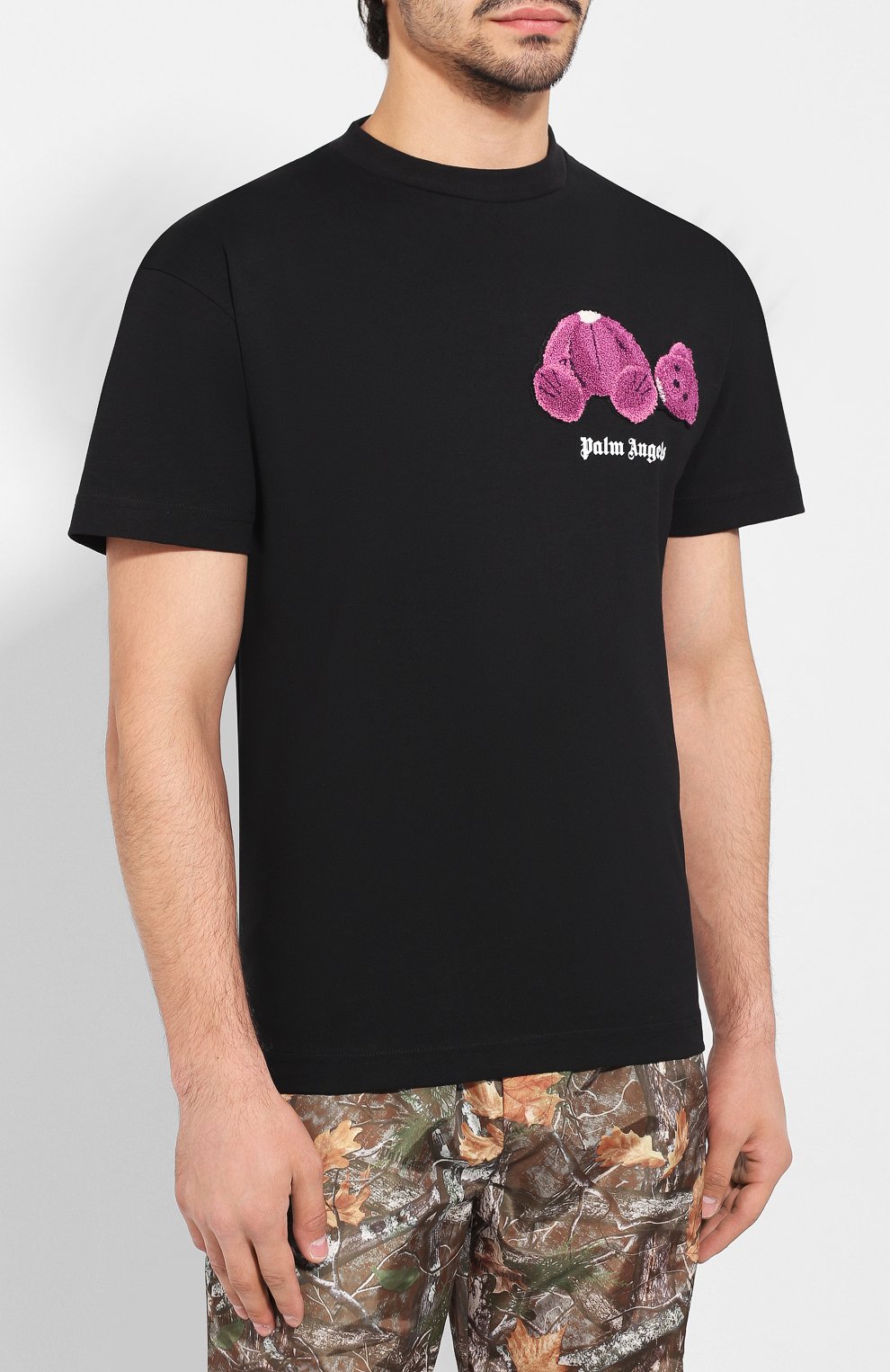 Хлопковая футболка PALM ANGELS, арт. PMAA001F194130401028, фото 3