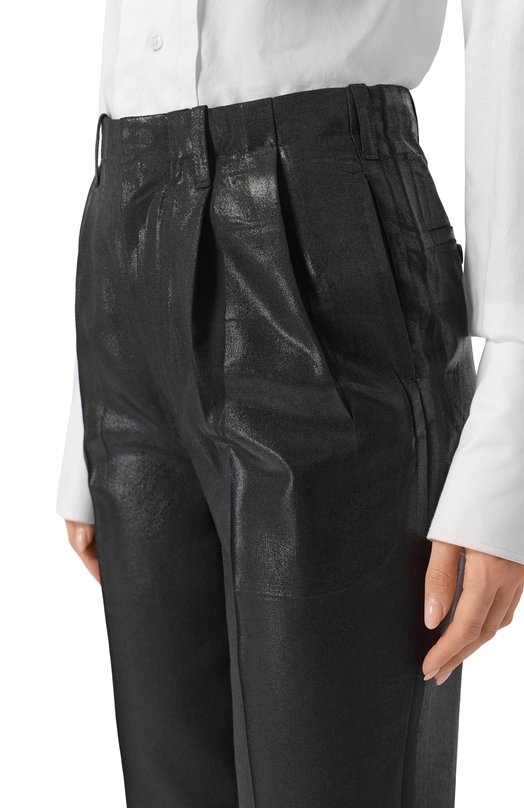 Шерстяные брюки Maison Margiela S51KA0614/M35745 Чёрный  S51KA0614/M35745 Фото 5