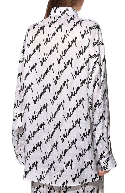 Шелковая рубашка BALENCIAGA, арт. 681050/TLLJ5, фото 4