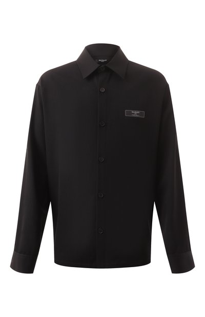 Мужская шерстяная куртка-рубашка BALMAIN, арт. DH0HS391/WB01