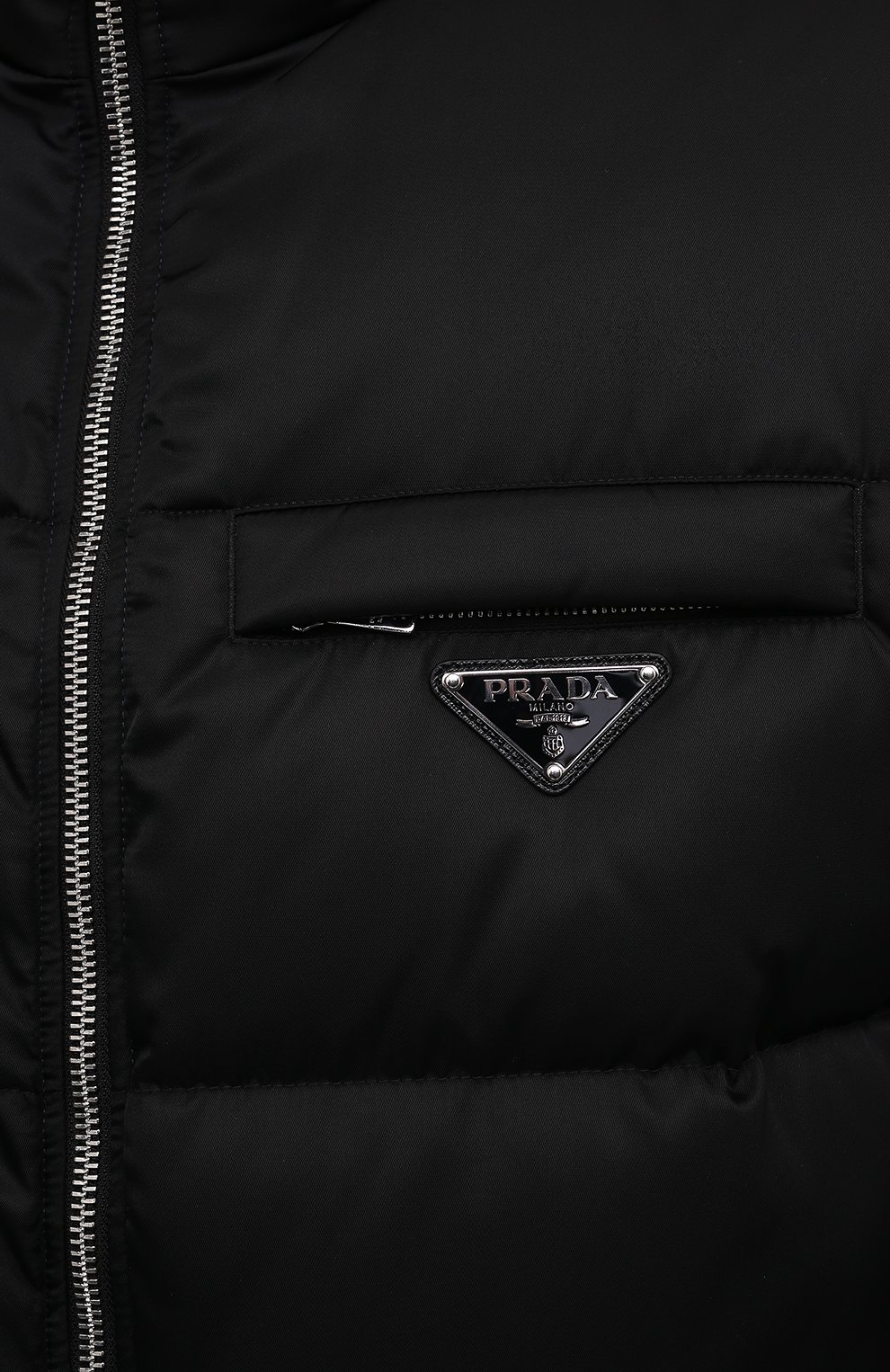 Пуховик PRADA темно-синего цвета по цене 245000 руб., арт. SGB795-1YNS-F0V41-212, фото 5 Пуховик PRADA, арт. SGB795-1YNS-F0V41-212, фото 5