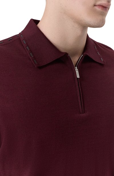 Поло из хлопка и шелка ZILLI, арт. KZP002M0144VRIS00, фото 5