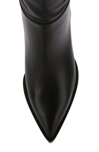 Кожаные ботфорты daenerys на устойчивом каблуке GIANVITO ROSSI черного цвета по цене 180500 руб., арт. G80653.70CU0.PL0NER0, фото 5 Кожаные ботфорты daenerys на устойчивом каблуке GIANVITO ROSSI, арт. G80653.70CU0.PL0NER0, фото 5