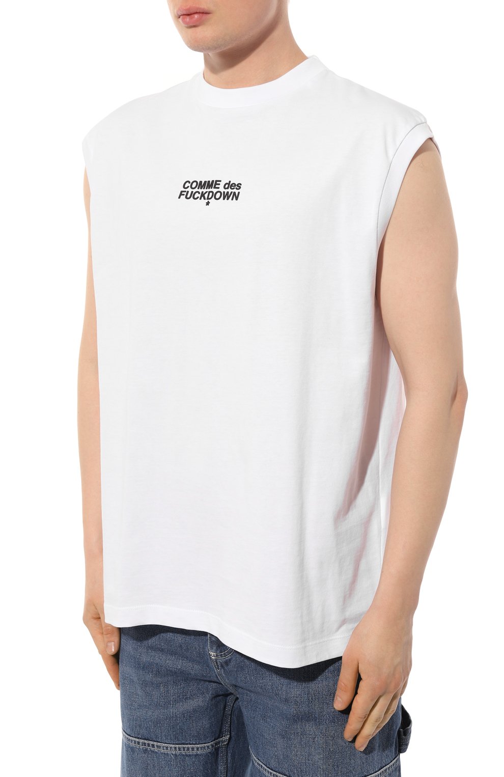 Хлопковая майка COMME DES FUCKDOWN, арт. CFABM00014, фото 3