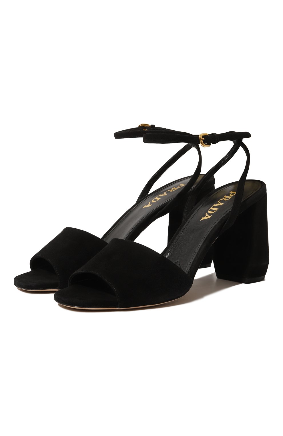 Замшевые босоножки PRADA, арт. 1X676L-008-F0002-085, фото 1