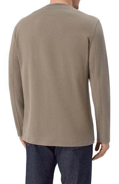 Хлопковый лонгслив BRUNELLO CUCINELLI, арт. M0B137407, фото 4