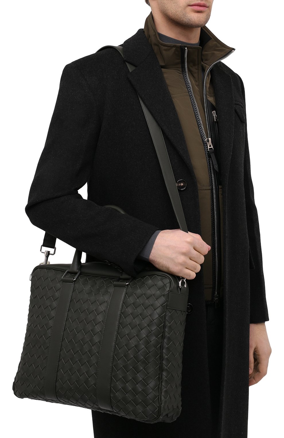 Кожаная сумка для ноутбука BOTTEGA VENETA, арт. 650372/V0E51, фото 5