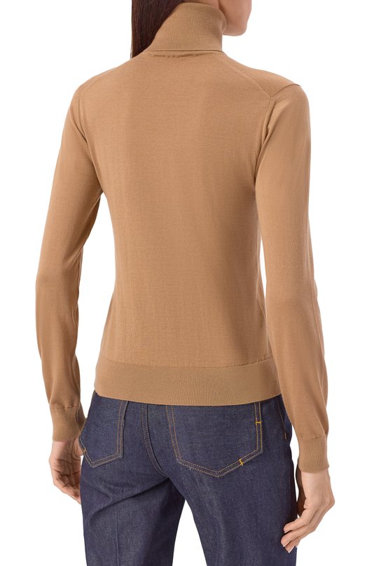 Кашемировая водолазка Dolce & Gabbana FXW42Z/JBW0P Бежевый  FXW42Z/JBW0P Фото 4