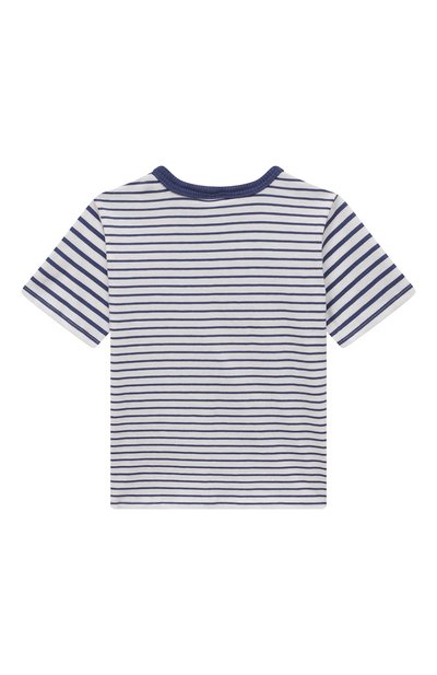 Хлопковая пижама SANETTA синего цвета по цене 4380 руб., арт. 221590, фото 3 Хлопковая пижама SANETTA, арт. 221590, фото 3