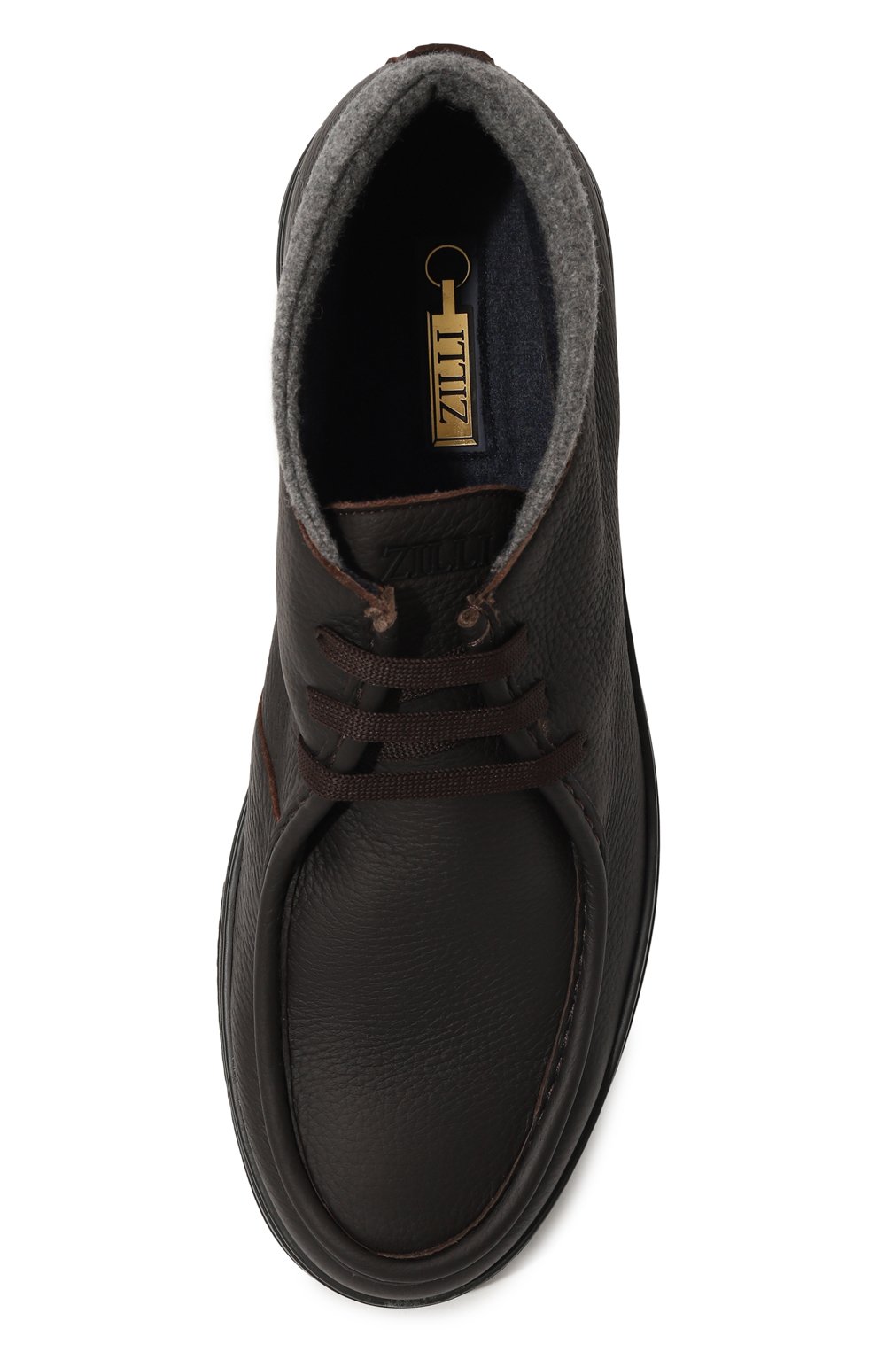 Кожаные ботинки ZILLI, арт. H0037AM1948VSHB02, фото 6