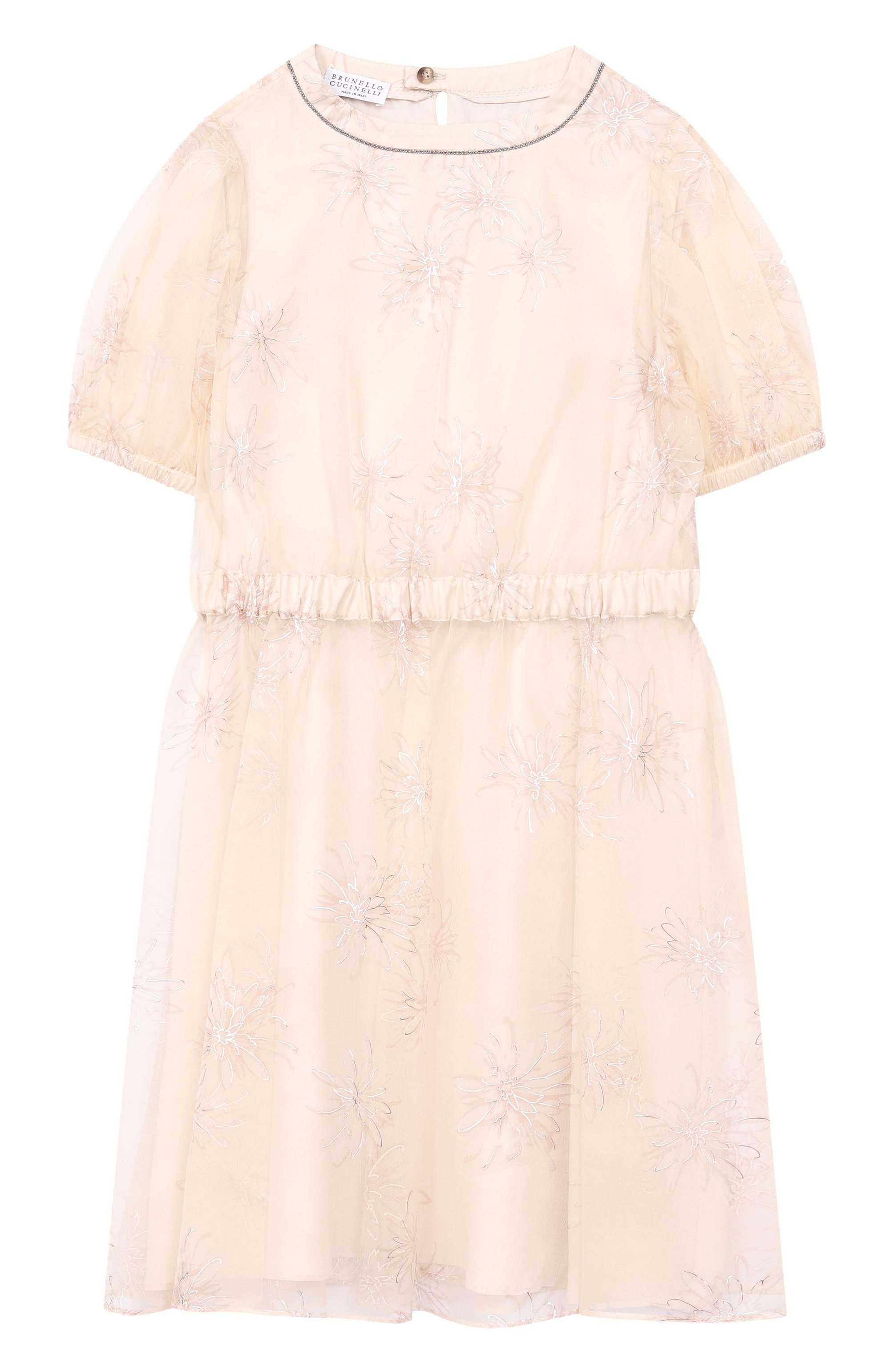 Шелковое платье BRUNELLO CUCINELLI, арт. BQ963S644A, фото 1