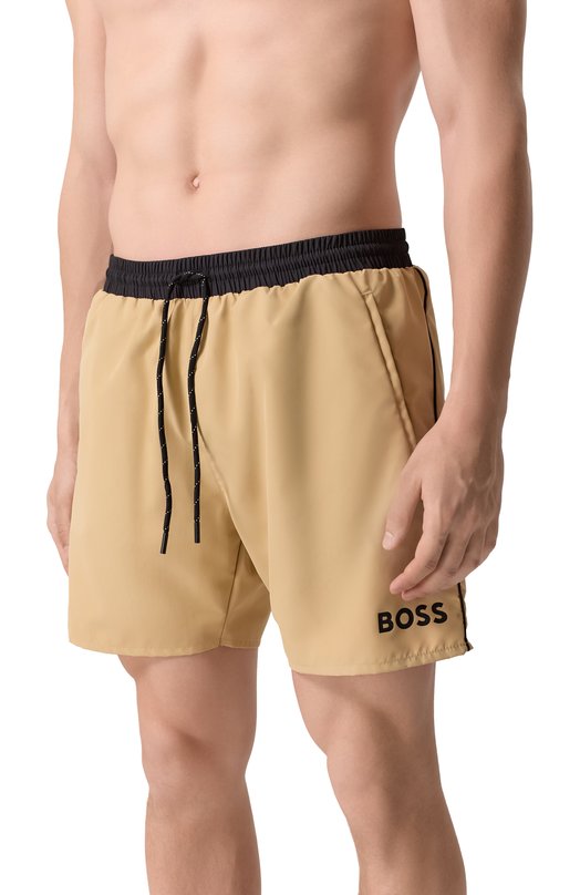 Плавки-шорты BOSS 50515191 Бежевый  50515191 Фото 2