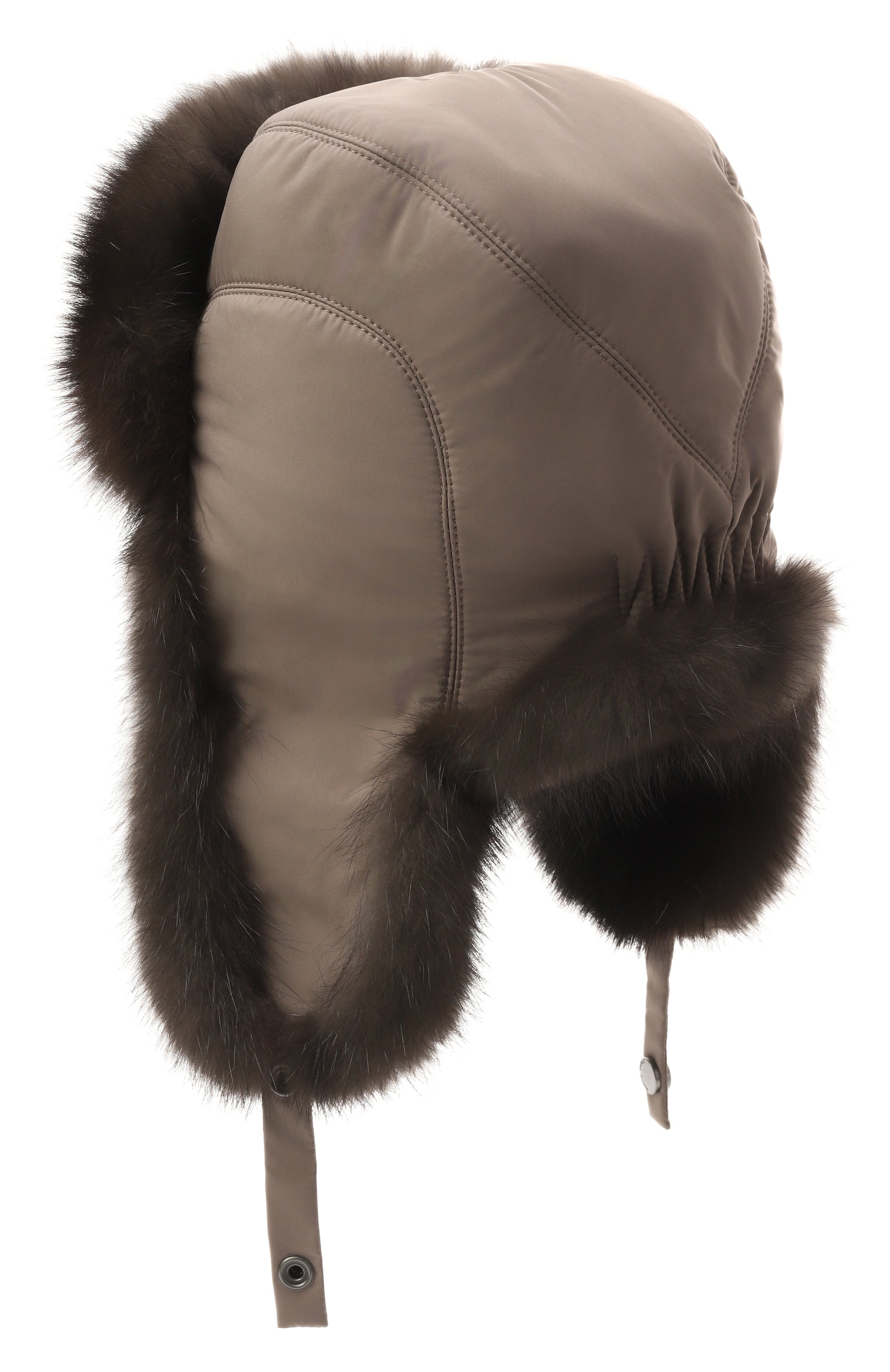 Шапка-ушанка modern с мехом соболя BLACK SABLE, арт. BS-MHMP-EB, фото 2