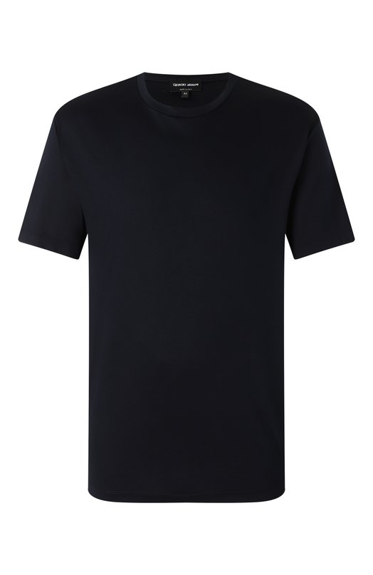 Хлопковая футболка Giorgio Armani 6LSM90/SJTKZ Синий 6LSM90/SJTKZ