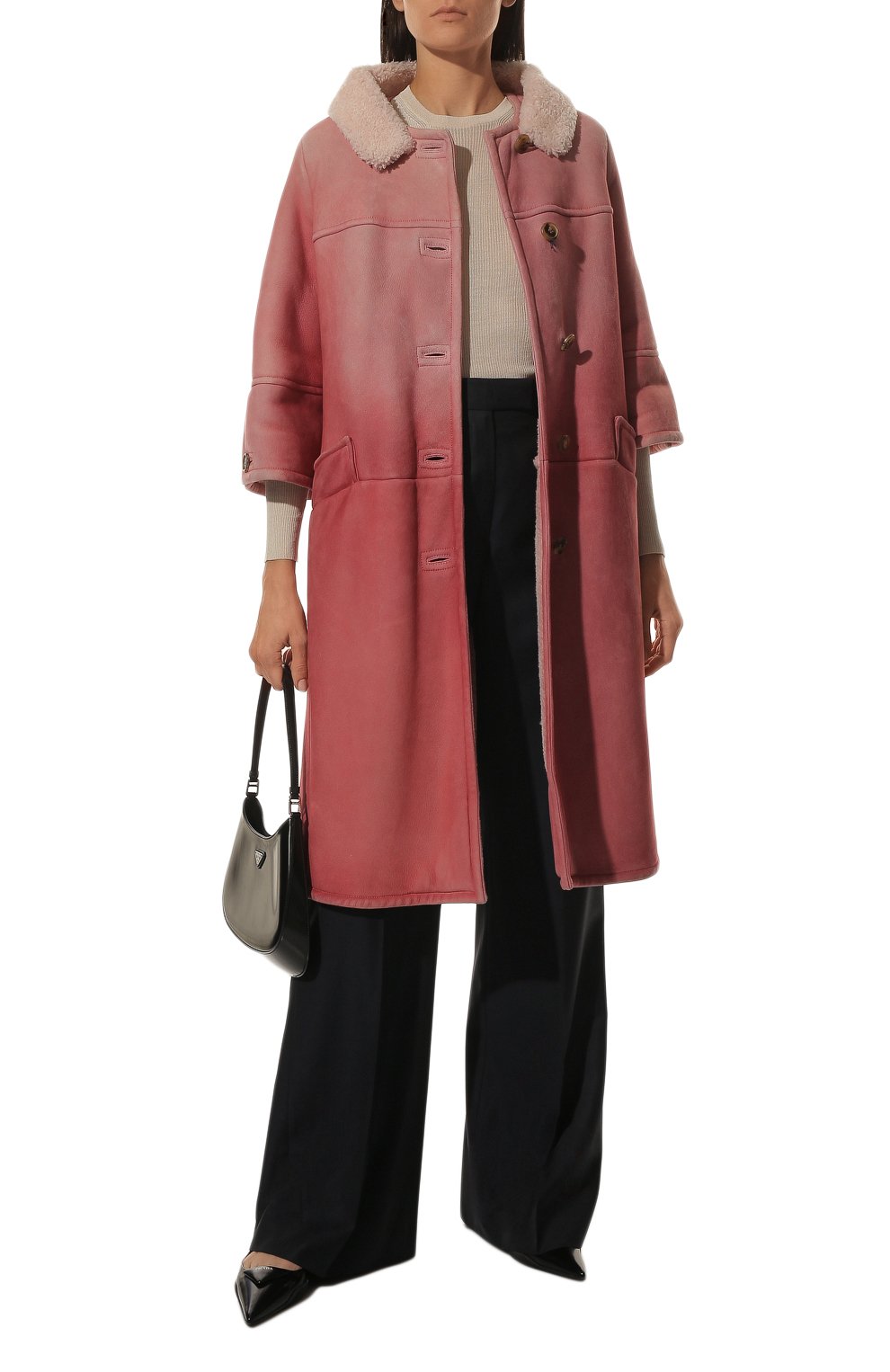 Дубленка из овчины PRADA, арт. 56922-1UV4-F0638, фото 2