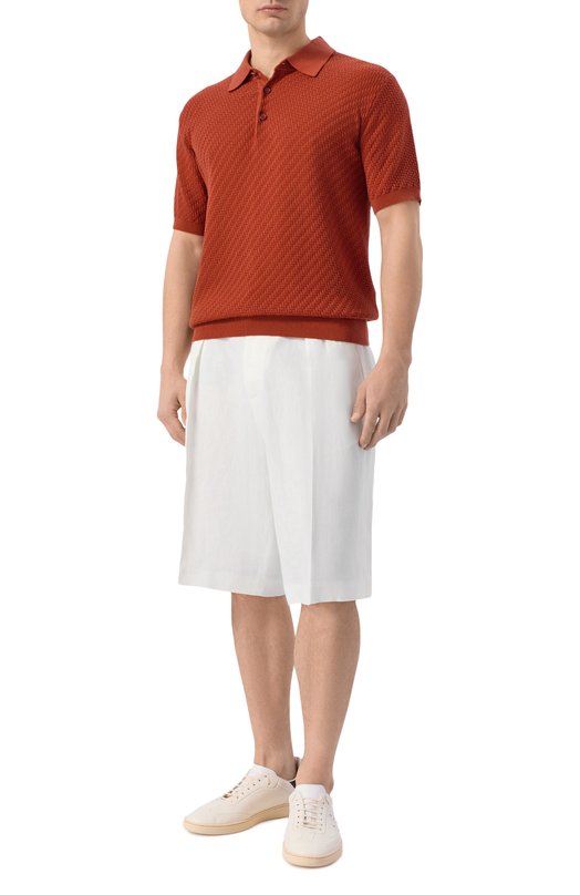 Льняные шорты MVST M26.2PM.T038/F157 Белый  M26.2PM.T038/F157 Фото 2