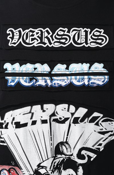 Хлопковая футболка  VERSUS VERSACE, арт. BU90760/BJ10388, фото 5