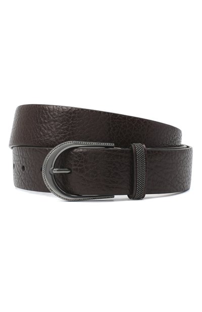 Кожаный ремень BRUNELLO CUCINELLI, арт. M0JUMC31GP, фото 1