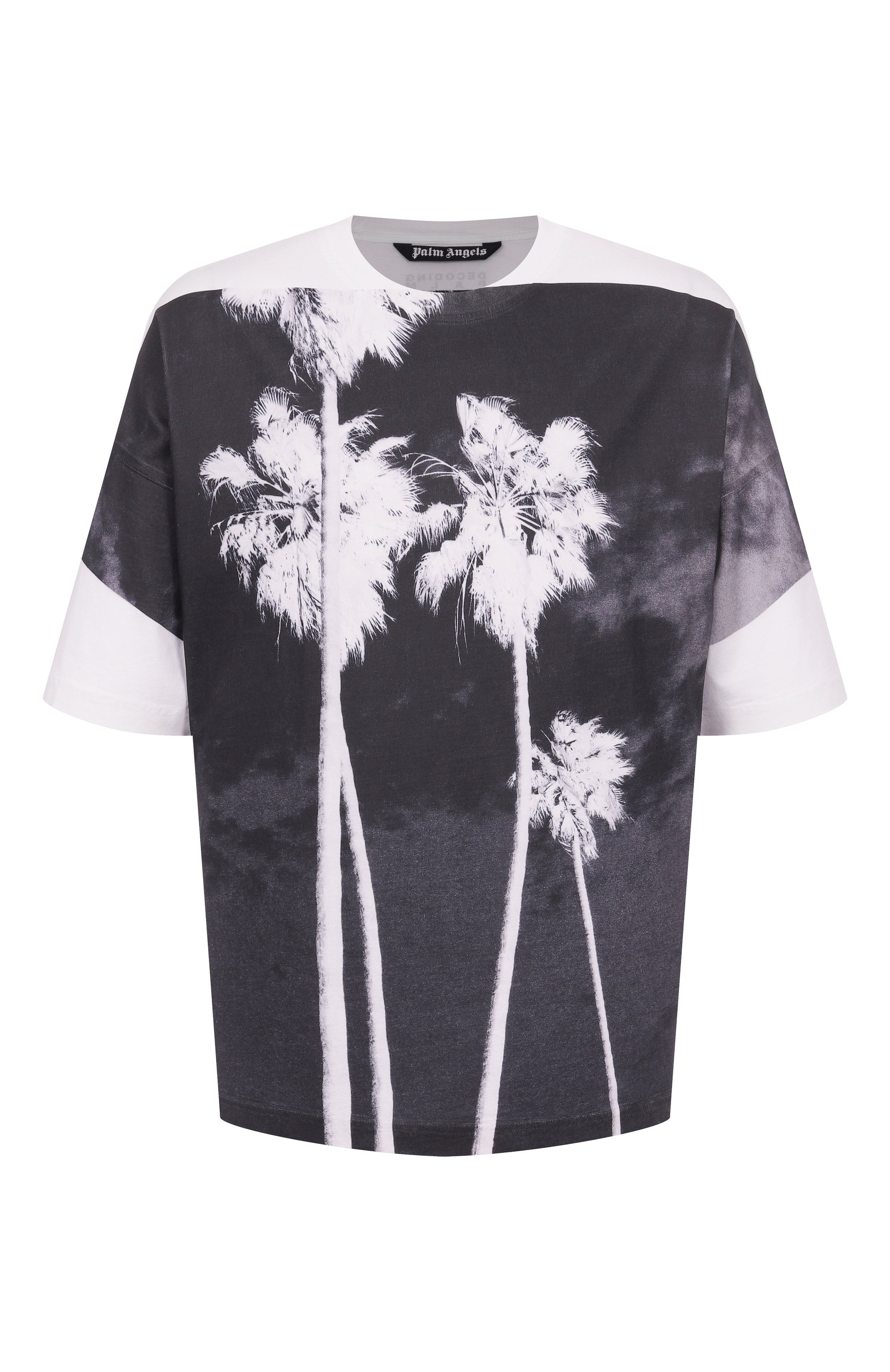 Хлопковая футболка PALM ANGELS, арт. PMAA10DF25JER001, фото 1