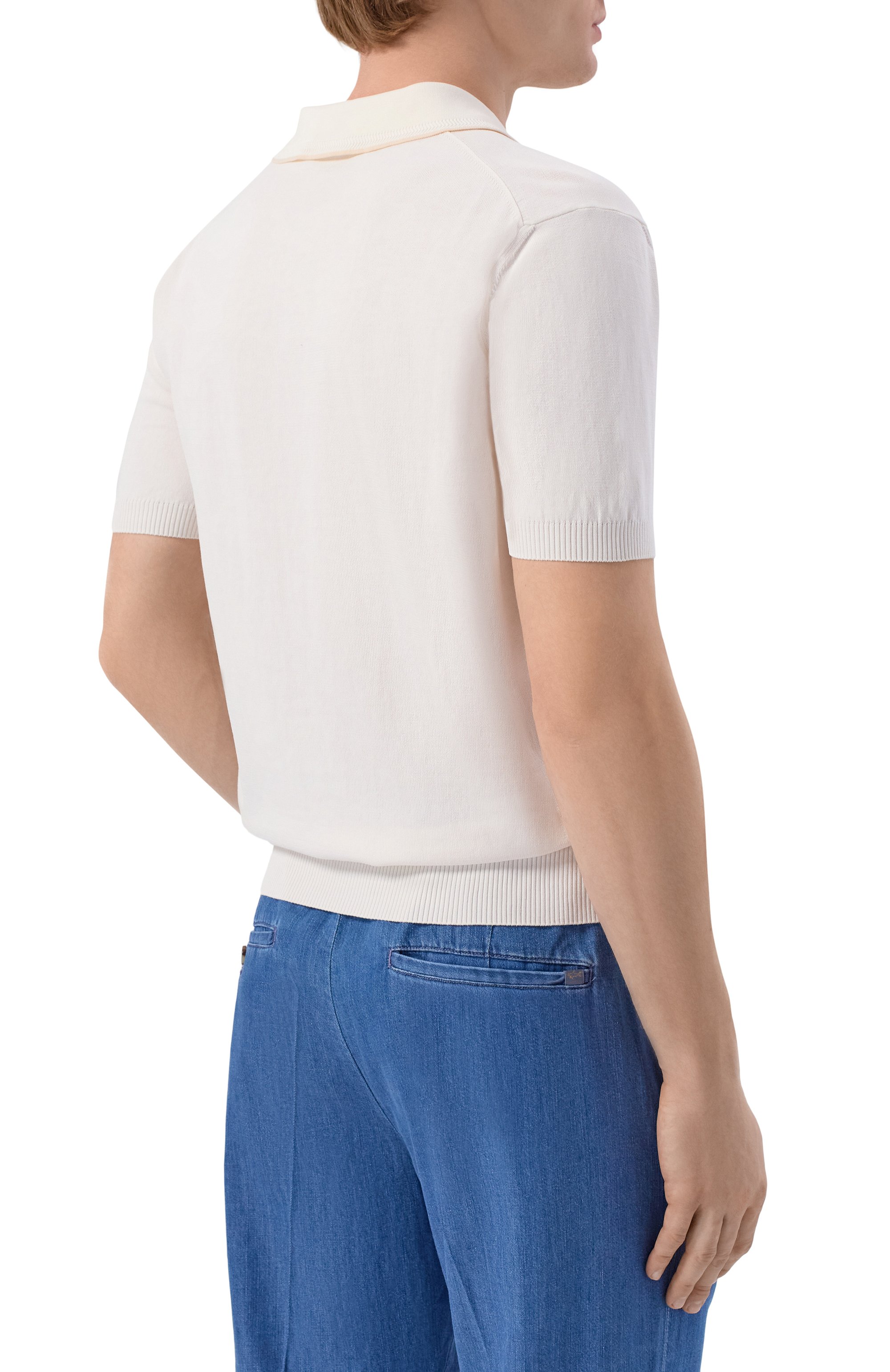 Хлопковое поло CANALI, арт. C1164/MK02460, фото 4