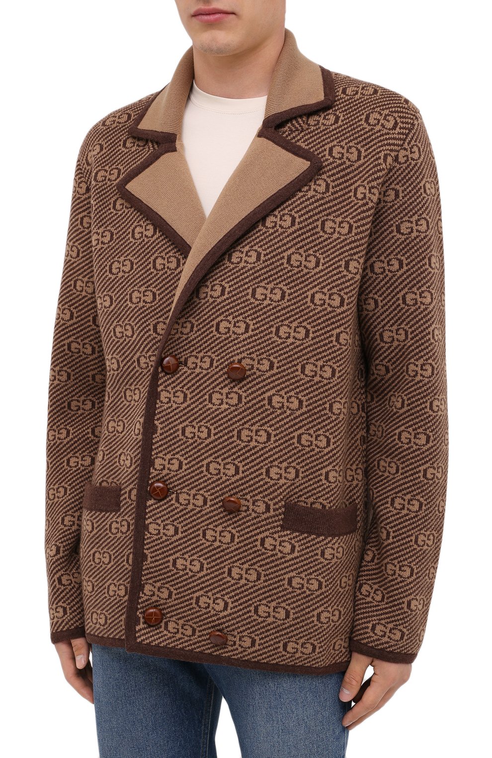 Кардиган из шерсти и кашемира GUCCI, арт. 626646/XKBFZ, фото 3