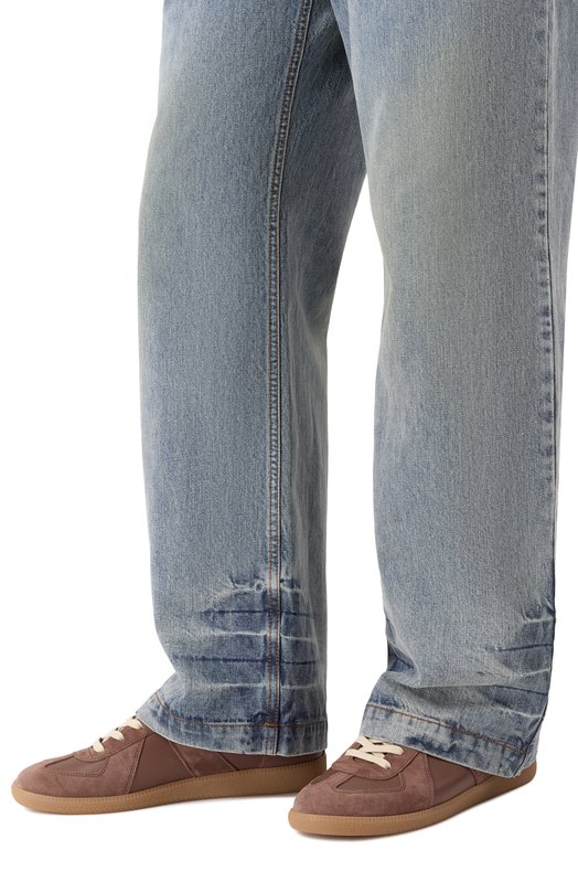 Кожаные кеды Replica Maison Margiela S57WS0236/P1895 Коричневый  S57WS0236/P1895 Фото 3