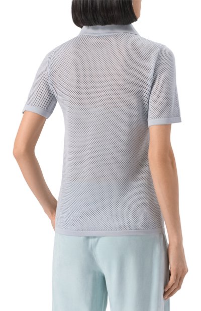 Шелковое поло KITON, арт. D5571406412, фото 4