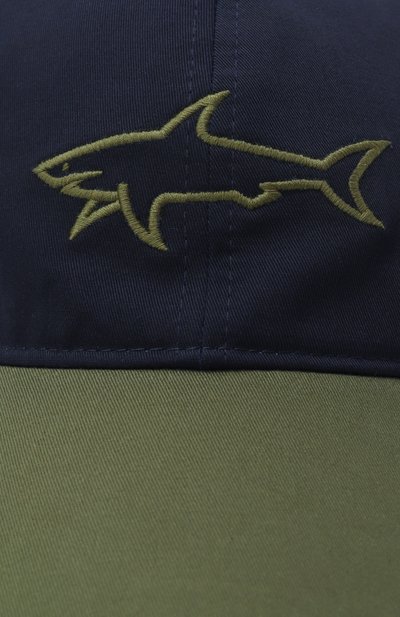 Хлопковая бейсболка PAUL&SHARK темно-синего цвета по цене 16300 руб., арт. 25417101, фото 4 Хлопковая бейсболка PAUL&SHARK, арт. 25417101, фото 4
