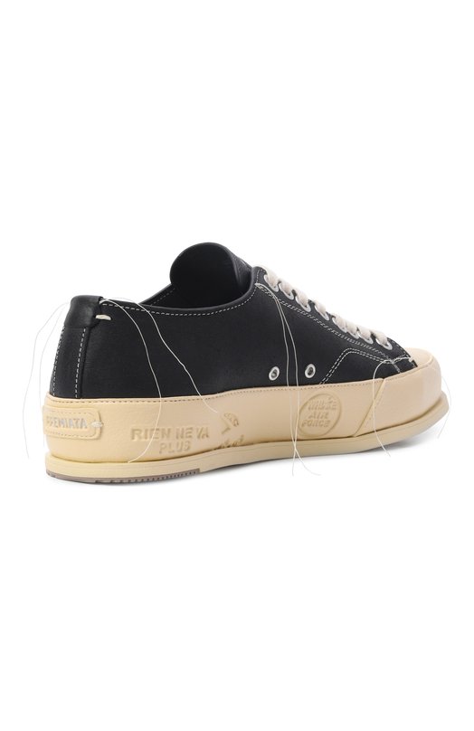 Кожаные кеды Vince 015 Premiata VINCE015/NER0 Чёрный  VINCE015/NER0 Фото 4