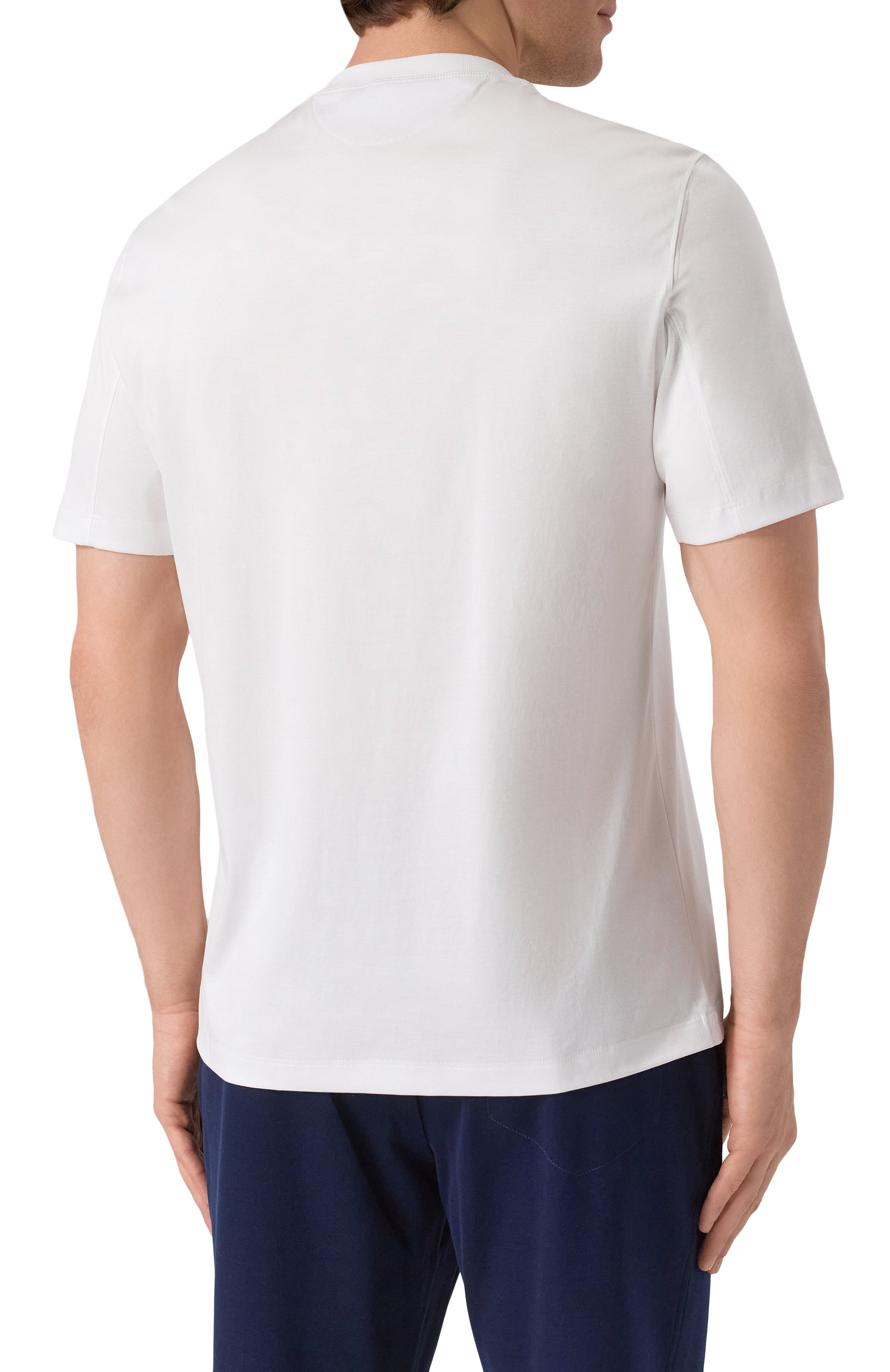 Хлопковая футболка BRUNELLO CUCINELLI, арт. M0B133386G, фото 4